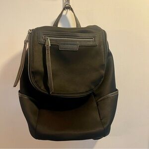 Aimee Kestenberg | Black Nylon Quilted Travel | Multi Pocket Backpack Daypack